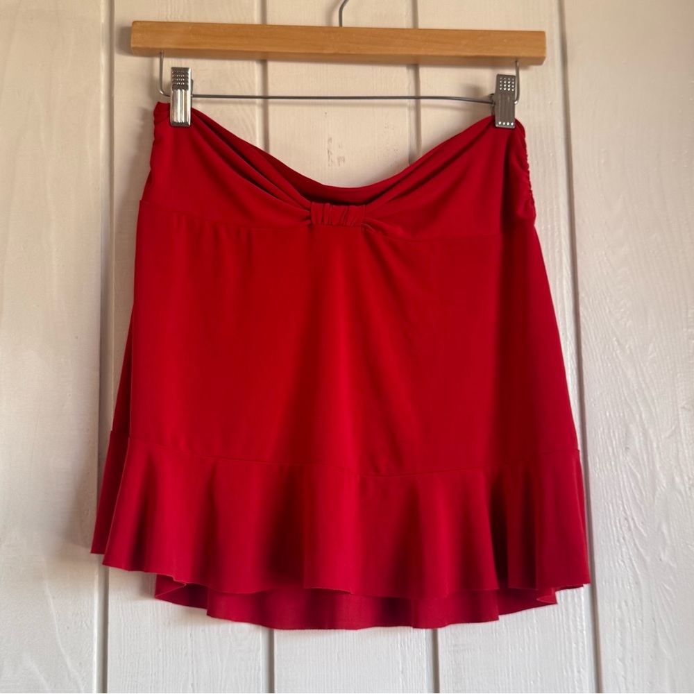 Robin Piccone Red Swim Skirt